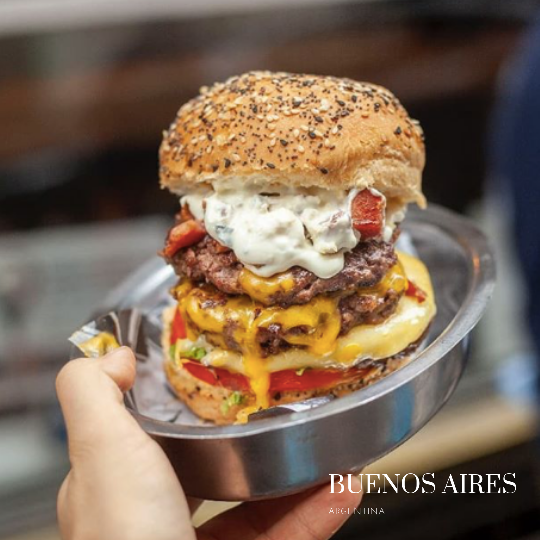 Burger sans gluten à Buenos aires chez Perez-h!