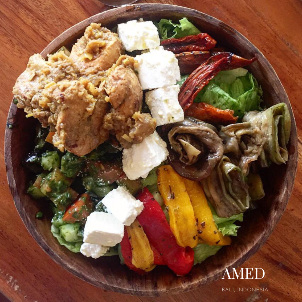 Gluten free salad in Amed