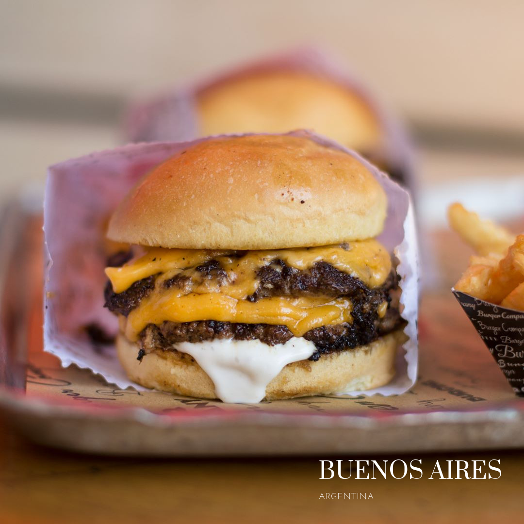 The burger company: incroyables burgers sans gluten à Buenos Aires