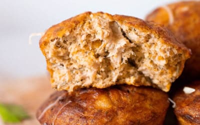 Muffins sans gluten au thon et à la patate douce